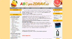 Desktop Screenshot of abcprozdravi.cz