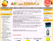 Tablet Screenshot of abcprozdravi.cz